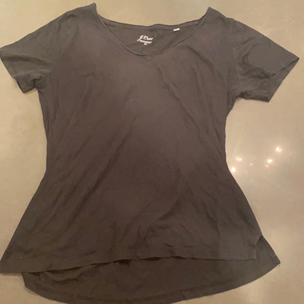 J.Crew v-neck tee in black